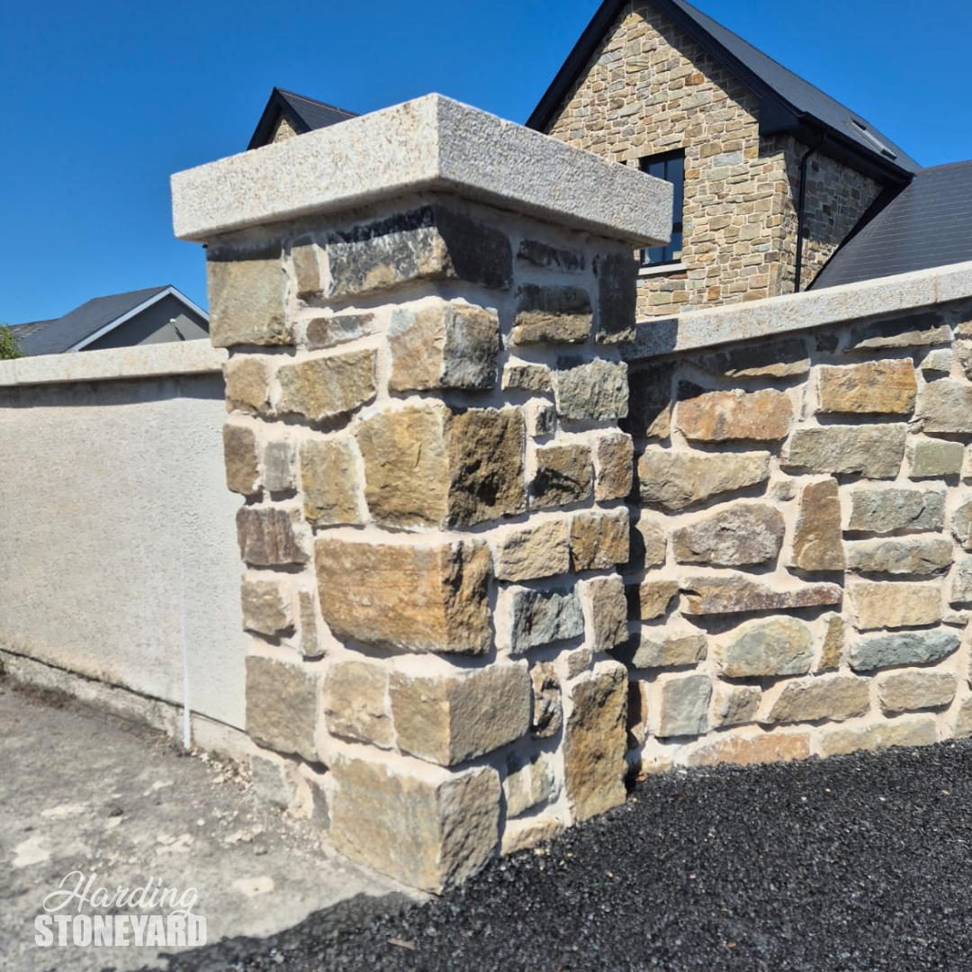 Cream Sandstone Cladding Pillar