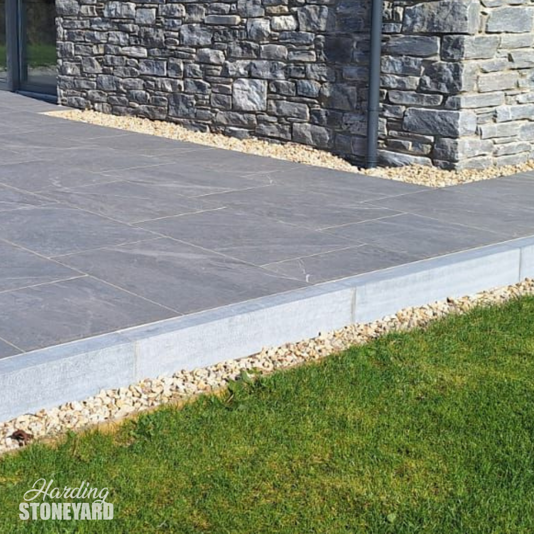 Kilkenny Limestone Kerbs Patio Border
