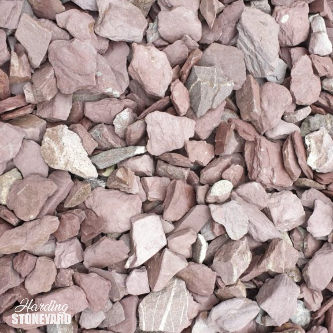 Purple Slate Garden Chippings