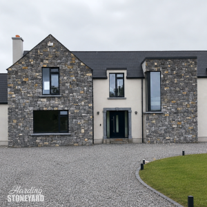 White Limestone Cladding House
