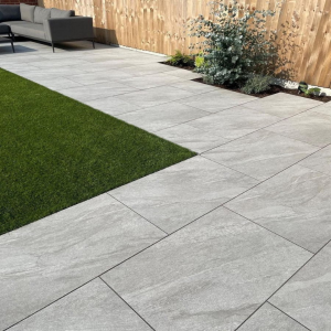 County Grey Porcelain patio tiles