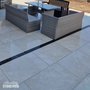 Axis White Porcelain Paving Tiles
