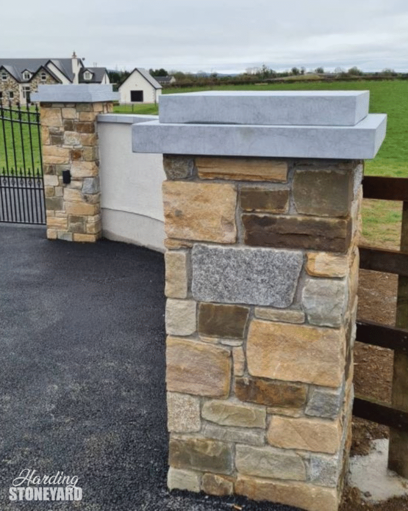 Double Sanded Kilkenny Limestone Pier Caps