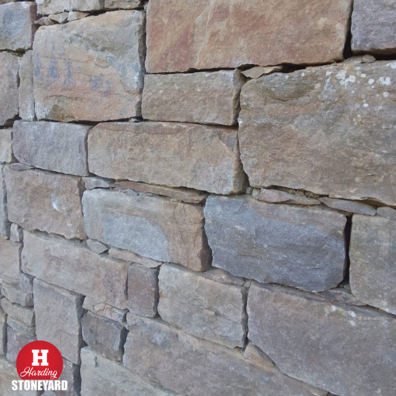 Cream Sandstone Building Brick Close Up