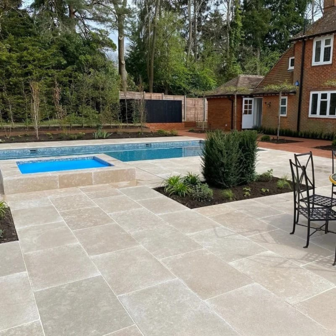 Egyptian Limestone Paving Tiles Sample